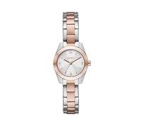 DKNY Orologio Nolita da donna, movimento a tre lancette, cassa in acciaio inossidabile 2T argento/rosa 26 mm con bracciale in acciaio inossidabile, NY2923