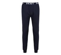 DKNY Pantalones de Descanso para Hombres en Azul Marino, Pantaloni Casual Uomo, Navy,