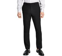 DKNY Pantaloni Classici da Uomo, Nero Tinta Unita, 31 W/32 L