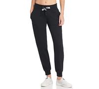 DKNY Pantaloni Sportivi in Pile, Pantaloni Leggeri da Donna, Nero, M