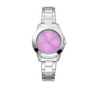 DKNY Park Ave DK1L021M00 - Orologio da polso da donna con logo analogico a 3 punte, quadrante rotondo, 14 x 12 mm, impermeabile, 50 m, argento, casual