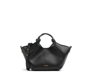 DKNY Paula Commuter Small Borsa a mano nero, pelle sintetica, donna