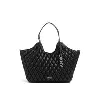 DKNY Paula Medium Borsa shopper nero, pelle sintetica, donna