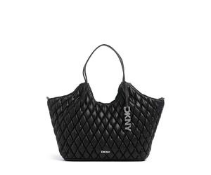 DKNY Paula Medium Borsa shopper nero, pelle sintetica, donna