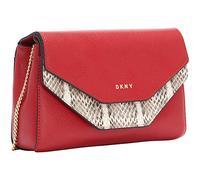 DKNY, Pochette, Sling Bag Donna, Rosso chiaro/Naturale Lisa Clutch, taglia unica