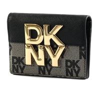 DKNY porta carte di credito Echo Bifold Cardholder BK Logo - BK nero