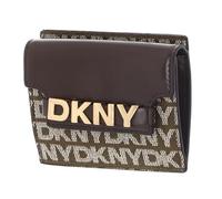 DKNY portacarte Avril Card Case Chino/Chocolate marrone