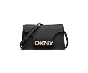 DKNY Portafoglio Avril da donna su una pochette a corda, nero/oro, One Size, Frizione