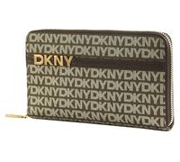 DKNY portafoglio Avril Zip Around Wallet Chino/Chocolate cachi