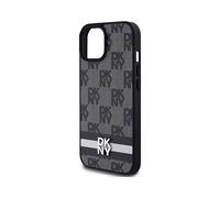 DKNY Protettiva DKHCP15SPCPTSSK Cover per Apple iPhone 15, Nero