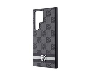 DKNY Protettiva DKHCS24LPCPTSSK Cover per Samsung Galaxy S24 Ultra, Nero