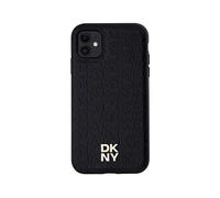 DKNY Protettiva DKHMN61PSHRPSK Cover per Apple iPhone 11, Nero