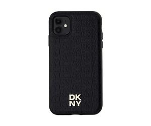 DKNY Protettiva DKHMN61PSHRPSK Cover per Apple iPhone 11, Nero