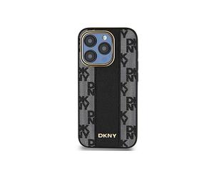 DKNY Protettiva DKHMP15XPCPVSLK Cover per Apple iPhone 15 Pro Max, Nero