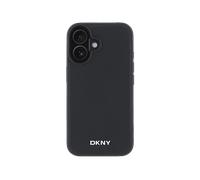 DKNY Protettiva DKHMP16MPGHLMK Cover per Apple iPhone 16 Plus, Nero