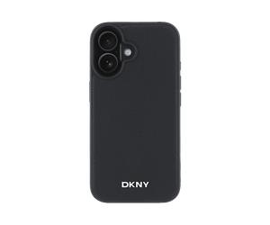 DKNY Protettiva DKHMP16MPGHLMK Cover per Apple iPhone 16 Plus, Nero
