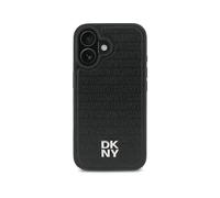 DKNY Protettiva DKHMP16MPSHRPSK Cover per Apple iPhone 16 Plus, Nero