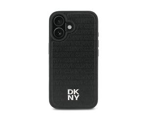 DKNY Protettiva DKHMP16MPSHRPSK Cover per Apple iPhone 16 Plus, Nero
