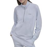 DKNY Pullover Maglione con Logo Mini Stud, Gold, M Donna