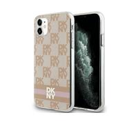 DKNY Quadretti COVER per Apple iPhone 11, iPhone XR, Nero