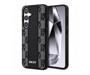 DKNY Quadretti CUSTODIA MAGSAFE A LIBRO per Samsung Galaxy S25, Nero