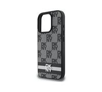 DKNY Rigida Dkny 6.9 " Con Cinturino A Quadretti COVER per Apple iPhone 16 Pro Max, Nero