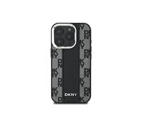 DKNY Rigida Motivo A Scacchi COVER per Apple iPhone 16 Pro, Nero