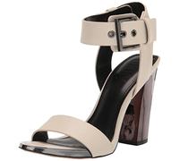 DKNY Sandalo con tacco e cinturino alla caviglia da donna, Uovo Nog, 43 EU