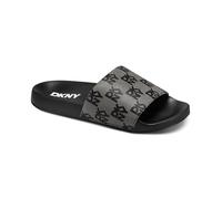 DKNY Sandalo da donna Zella-Flat 15 mm, nero, 36 EU