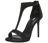 DKNY Sandalo piatto Essential Halcott da donna, nero, 40.5 EU