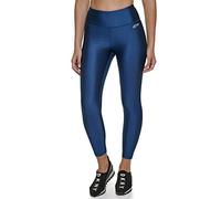 DKNY Sport-Leggings da Donna a Vita Alta, 7/8, Poseidon, S
