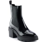 DKNY Thana-Platform Che, Stivali alla Moda Donna, Nero, 41 EU