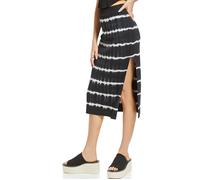 DKNY Tie Dye Rib Pull On Blk/wht Taglia: XS | Minigonne Outlet | Donna