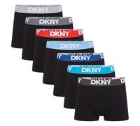 DKNY Uomo, Boxers, Nero/Blu/Rosso/Grigio, Confezione da 7, Grande