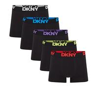 DKNY Uomo, Boxers, Nero, Confezione da 5, Grande