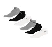 DKNY Uomo, Caviglie Calzini, Nero/Bianco/Grigio, Confezione da 6, Taglie 40-44