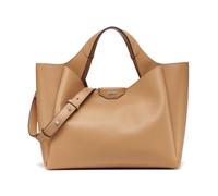 DKNY Willa Satchel, 100% Poliuretano Donna, Cappuccino, Large