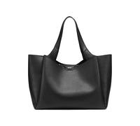 DKNY Willa Tote Bag, Donna, Nero/Argento, Taglia Unica