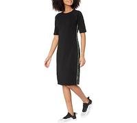 DKNY Women's Short Sleeve Logo T-Shirt Dress, Zest, Medium