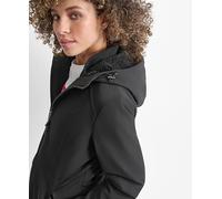 DKNY Women's WM Hooded Meshba Softshell Jacket, Black, Large Giacca, Nero, L Donna