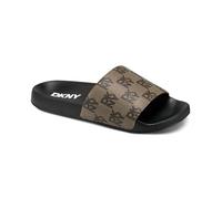 DKNY Zella-Flat Slide 15mm, Sandali scorrevoli Donna, Chino, 37.5 EU