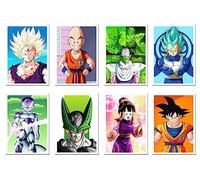 DKORARTE Set 8 poster A3 Dragon, Goku, Vegeta, Ball Z, 41 x 29,7 cm