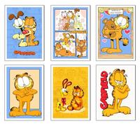 DKORARTE Set di 6 fogli A3 decorativi da parete per quadri, decorazione soggiorno moderno, camera da letto, camera, senza cornice, per bambini, Topolino, Daisy, Pluto, Pippo, Donald, Minnie (41 x 29,7