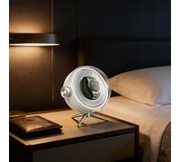 DKPLOE Caricatori per Orologi Singoli per Orologi Automatici con Motore Silenzioso Vetrina con Tettuccio Panoramico in Acrilico Scatola Girevole per Orologi(Bianco)