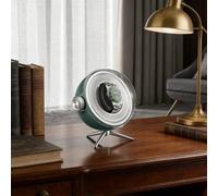 DKPLOE Caricatori per Orologi Singoli per Orologi Automatici con Motore Silenzioso Vetrina con Tettuccio Panoramico in Acrilico Scatola Girevole per Orologi(Verde)