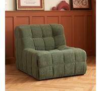 DKPLOE Divano in Velluto A Coste Compresso Leggero E Portatile Salvaspazio Non Richiede Montaggio Adatto A Soggiorni Camere da Letto E Studi(Verde)