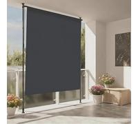 DKPLOE Tende da Sole A Rullo Retrattili per Esterni per Patio Impermeabili Verticali Avvolgibili Manualmente Protezione della Privacy(Gray+Black,200cm(78.7in))