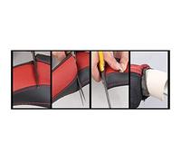 DKPMWD Coprivolante per Auto A Forma di D in Vera Pelle per Nissan per Qashqai per J11 per Nissan per X-Trail per T32 Coprivolante Sterzo(4)