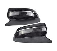 DKPMWD Luce Segnale Rotazione 2 Pezzi Di Copertura Dello Specchietto Retrovisore Dell'ala Laterale Nera Brillante Per La Serie 3 G20 G21 G28 320d 330e 330i 340i 2019-2022(Modello fibra carbonio)