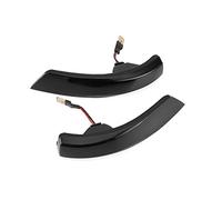DKPMWD Luce Segnale Rotazione 2pcs Dinamica Luce Segnale Girata Per Ford Per Focus 2 3 Mk2 Mk3 Per Mondeo Mk4 Ala Laterale Specchietto Retrovisore Indicatore Di Lampeggiante(Black shell)